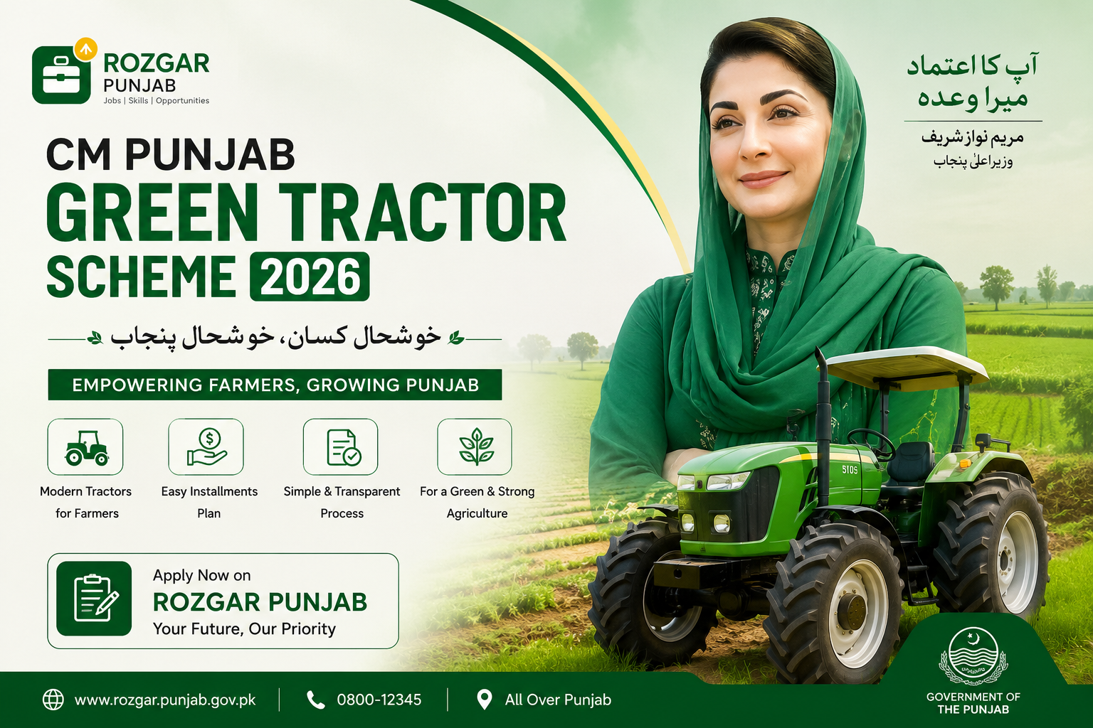 CM Punjab Green Tractor Scheme 2026